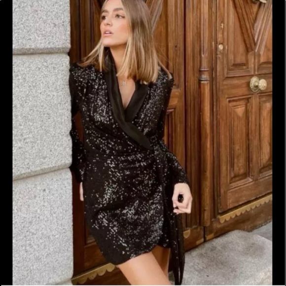 Zara short sequin dress - Picture 3 of 14